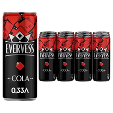 Напиток газированный Evervess Cola, 330мл x 12 шт