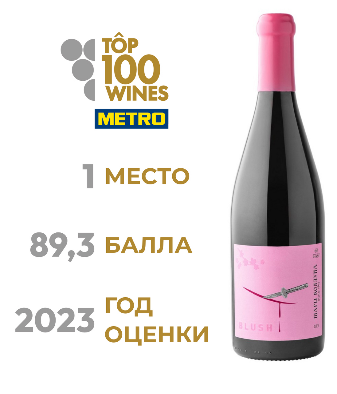 Вино Шато Пино Шары колдуна Блаш розовое сухое, 0.75л купить по выгодной  цене, самовывоз алкоголя из магазина в Новороссийске