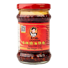 Соус Lao Gan Ma острый с хрустящим перцем чили, 210г