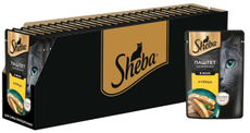 Корм влажный Sheba для кошек с курицей, 75г x 28 шт