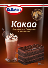 Какао-порошок Dr.Bakers алкализованный, 25г