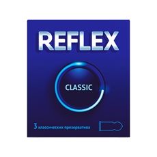Презервативы Reflex Classic натуральный латекс, 3шт