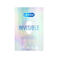 Презервативы Durex Invisible ультратонкие, 18шт