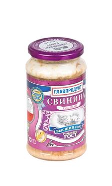 Свинина тушеная ГЛАВПРОДУКТ ГОСТ, 425г