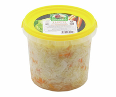 Капуста ТМ Засолыч квашеная с морковью шинкованная, 850г