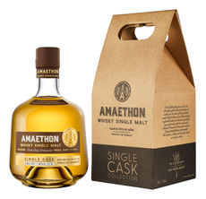 Виски Amaethon Single Cask односолодовый в подарочной упаковке, 0.7л