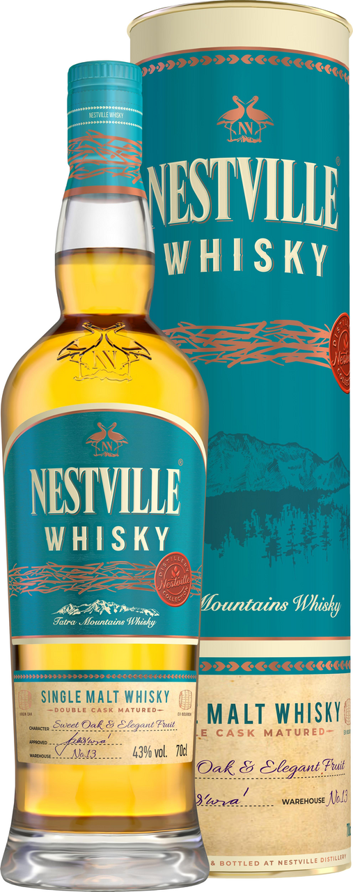 Изображение товара Виски Nestville Single Malt в подарочной упаковке 0.7 л ограниченный тираж