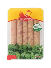 Колбаски Петелинка цыпленка-бройлера для гриля охлажденные, 350г