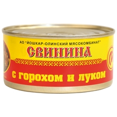 Консервы Йошкар-олинский МК свинина с горохом и луком, 325г