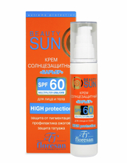 Крем Floresan Beauty Sun солнцезащитный барьер Spf 60, 75мл
