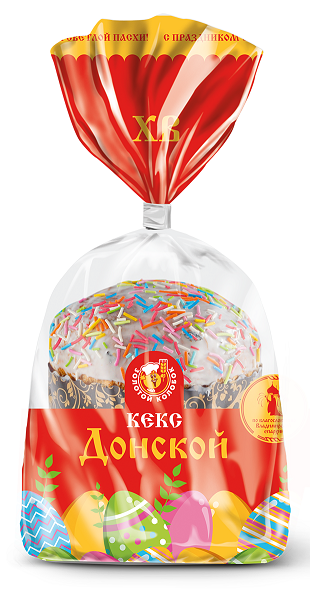 Кекс Золотой колобок кулич Донской, 500г