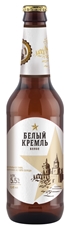 Пиво Белый Кремль белое светлое пшеничное нефильтрованное пастеризованное, 0.45л