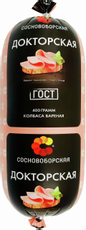 Колбаса Сосновоборская докторская вареная, 400г