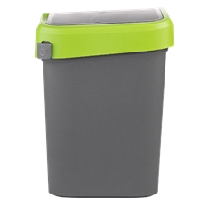 METRO PROFESSIONAL Контейнер для мусора графитно-зеленый 25 x 20 x 35см, 10л