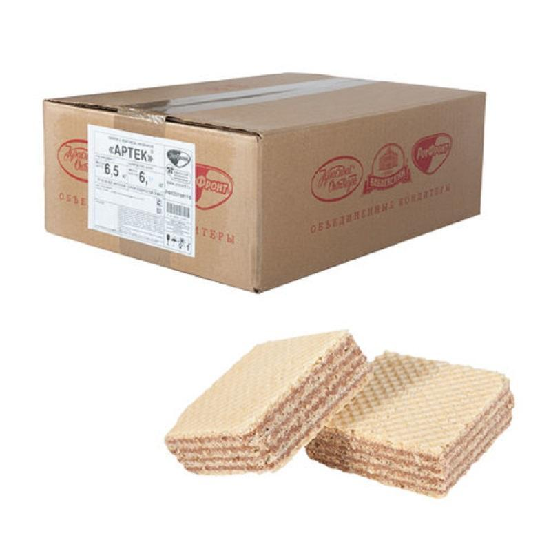 Вафли Артек с молочной начинкой и какао, 6.5кг