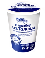 Мороженое Пломбир из Талицы ваниль 15%, 80г