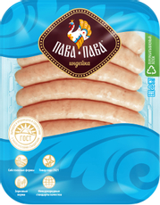 Колбаски из индейки Пава Пава Премиум для жарки охлажденные, 400г