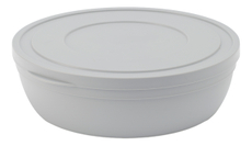 Салатник Hobby Life Sandy с крышкой серый, 1.8л