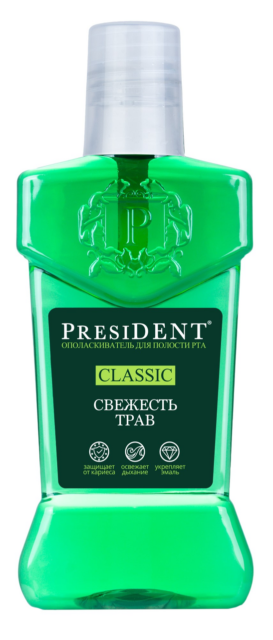 Ополаскиватель President Classic свежесть трав, 250мл купить с ...