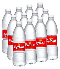 Вода Кубай питьевая негазированная, 500мл x 12 шт