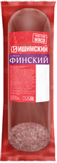Колбаса Ишимский Мк сервелат финский варено-копченая, 350г