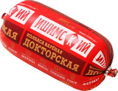 Колбаса Ишимский Мк докторская вареная ГОСТ, 400г