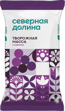 Масса творожная Северная долина с изюмом 23%, 180г
