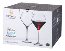 Набор бокалов для вина Crystal Bohemia Loxia, 610мл х 6шт