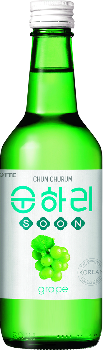 Изображение товара Chum Churum Soju со вкусом винограда 0.36л корейский спиртной напиток