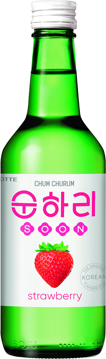 Изображение товара Chum Churum Soju со вкусом клубники, спиртной напиток 0.36л, 12%