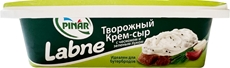 Крем-сыр Pinar Labne чеснок-зеленый лук 60%, 180г
