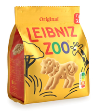 Печенье сливочное Leibniz Zoo Фигурки животных, 125г