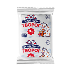 Творог Белый город 9%, 180г