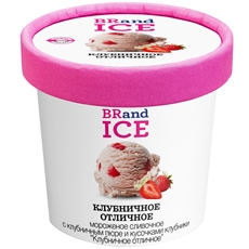 Мороженое Brandice Клубничное отличное, 60г