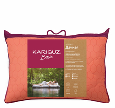 Подушка Kariguz дачная силиконовое волокно, 50см x 68см