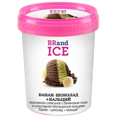 Мороженое Brandice банан-шоколад-кальций, 500мл