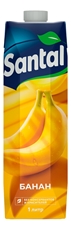 Нектар Santal Банановый, 1л x 12 шт