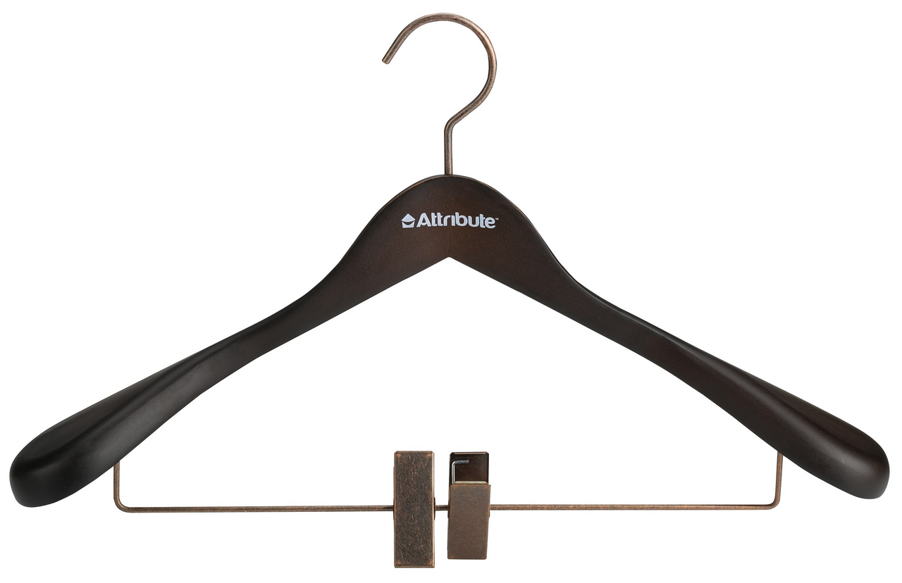 Вешалка для верхней одежды с клипсами Attribute Status, 44 х 29см