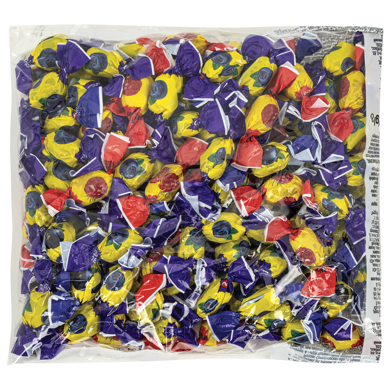 Карамель Kdv Сибирская ягода малина-черная смородина, 500г