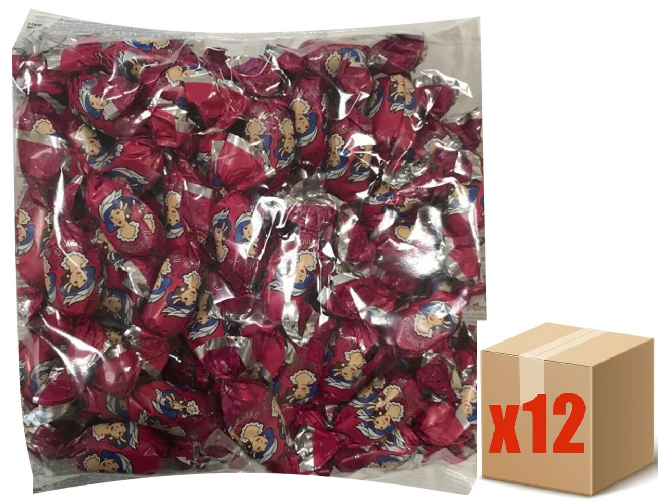 Карамель Kdv Дворянка глазированная с ликерной начинкой, 500г x 12 шт