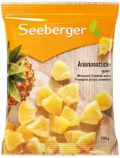Ананасы Seeberger сушеный кусочками, 200г