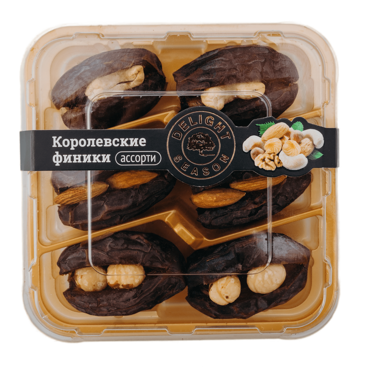 Финики Delight Season королевские ассорти, 120г купить с доставкой на дом и  дачу, цены в интернет-магазине