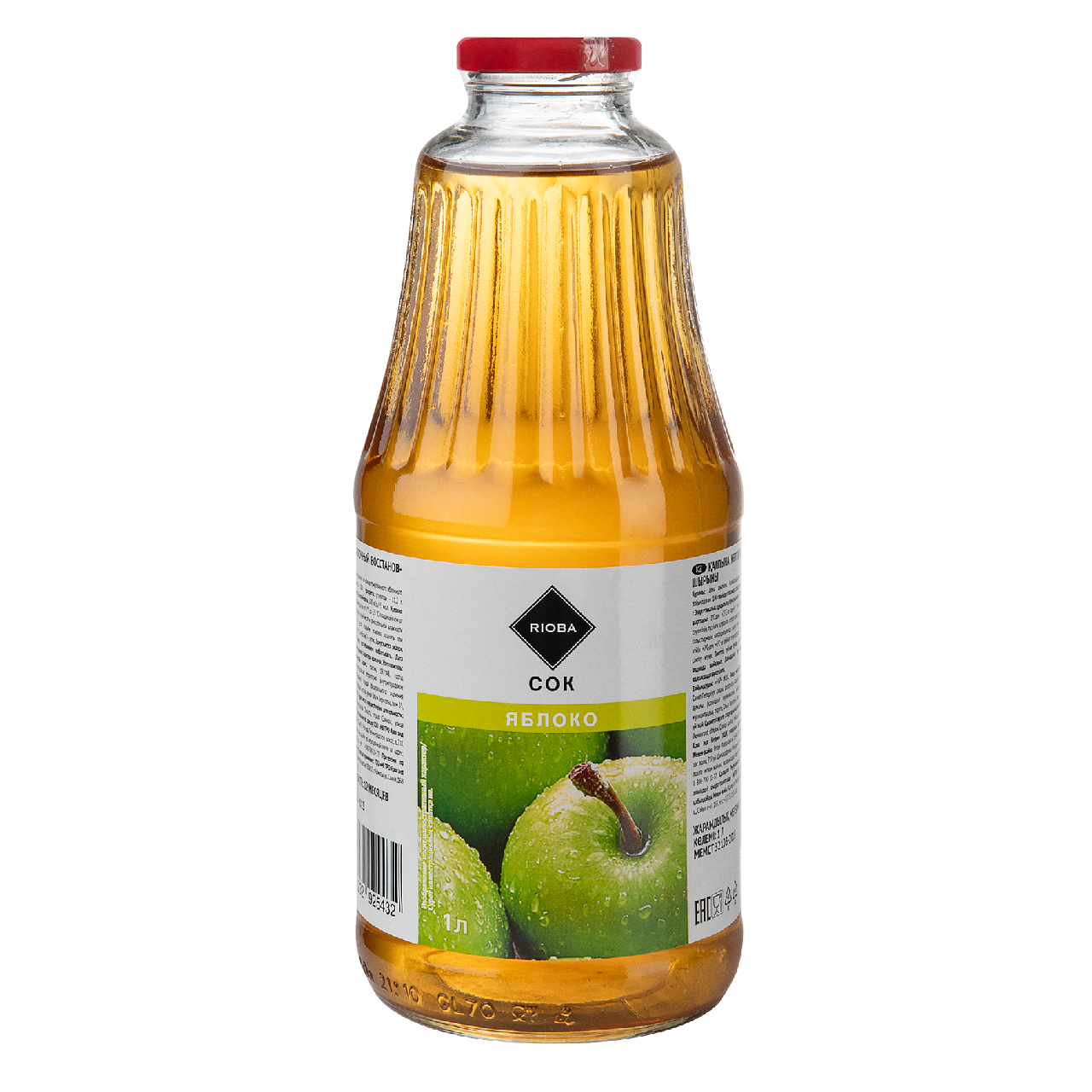 Изображение товара RIOBA Сок яблоко, 1л