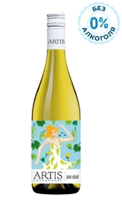 Вино безалкогольное Artis Chardonnay белое полусладкое, 0.75л