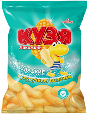 Кукурузные палочки Кузя Лакомкин с сахарной пудрой, 100г