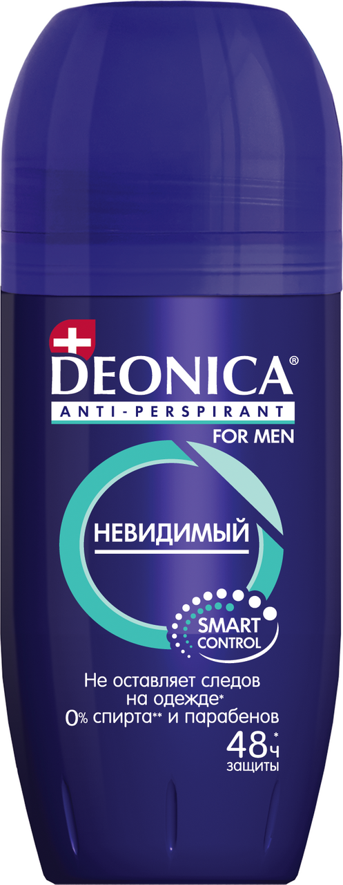 Изображение товара Антиперспирант-ролик Deonica For Men Невидимый, 50мл
