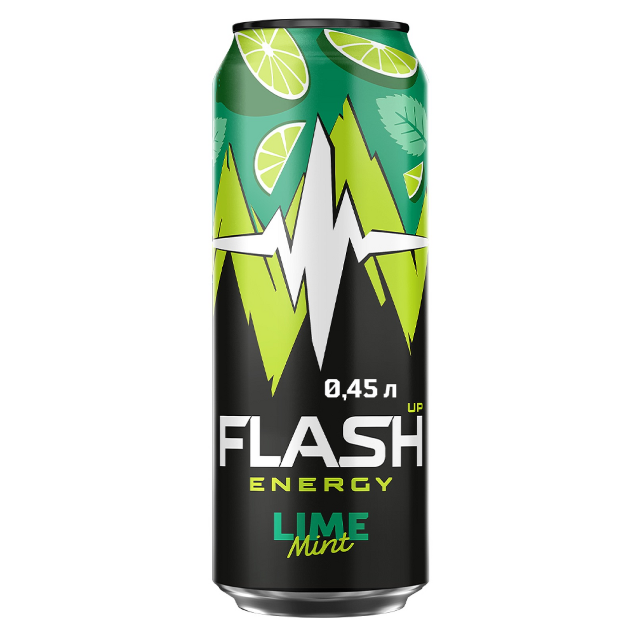 Энергетический напиток Flash Up Energy Lime Mint, 450мл x 24 шт купить с  доставкой на дом, цены в интернет-магазине