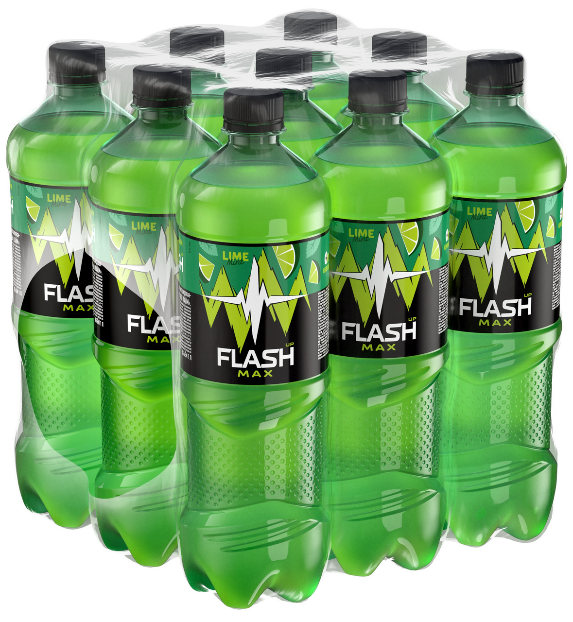 Энергетический напиток Flash Up Max Lime Mint, 1л x 9 шт купить с доставкой  на дом, цены в интернет-магазине