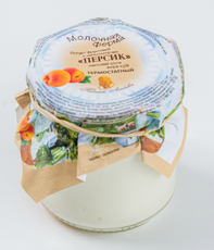 Йогурт Родная Любава термостатный персик 2.5%, 180г