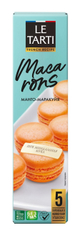 Пирожное Le Tarti миндальное макарон манго-маракуйя, 60г
